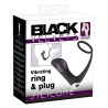 Black Velvets Cockring Plug Ring Ass 9 x 3.4cm